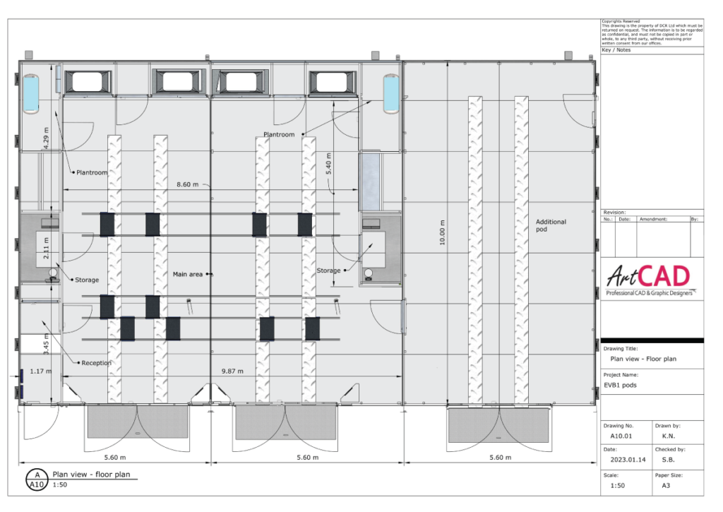 Floor plan layout.