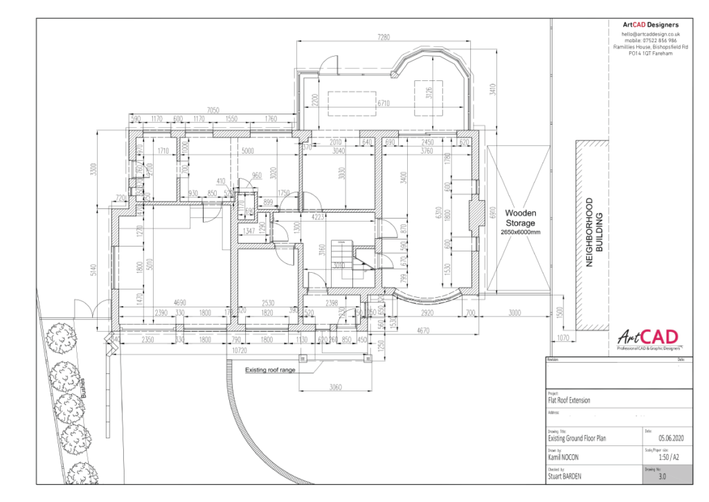 Existing First Floor plan